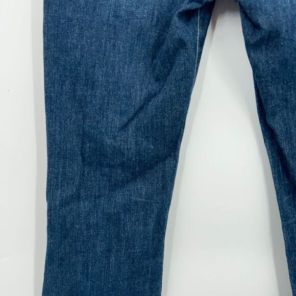 Frame Denim Women's Jeans Size 27 Le Crop Mini Boot Distressed Blue Raw Hem - Picture 13 of 16